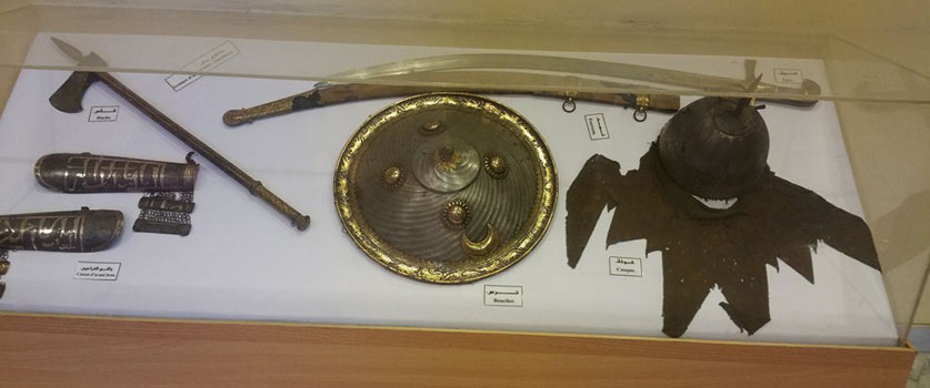 Des objets ayant appartenus à des résistants algériens au musée national du moudjahid à El Madania