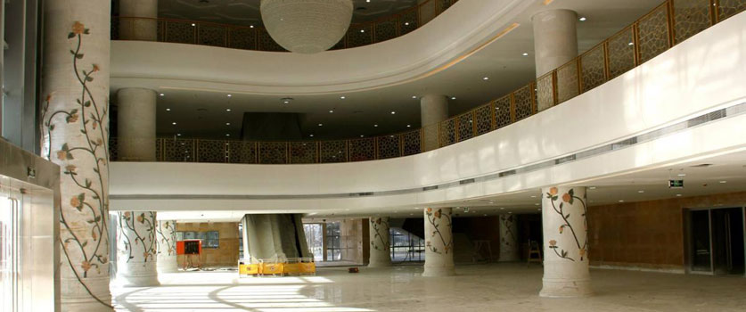 L'intérieur de l'opéra d'Alger