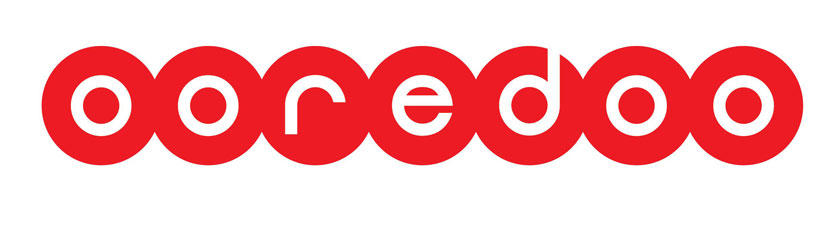 Le logo de l'opérateur de téléphonie mobile Ooredoo Algérie