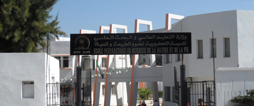 L'école préparatoire en sciences de la nature et de la vie à Alger