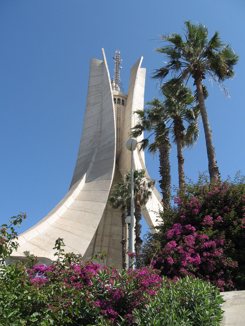 Photo du mémorial du martyr d'Alger
