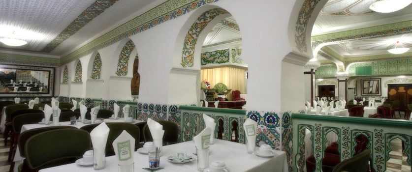 Le restaurant de l'hôtel Dar Diaf Alger Centre