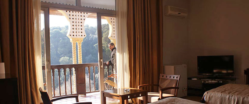 Une chambre de l'hôtel Mouflon d'Or à Alger