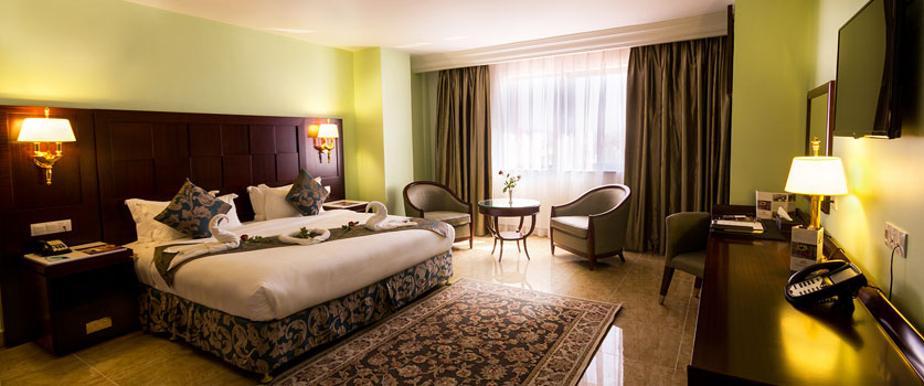 Une chambre de l'hôtel Soltane à Hussein Dey