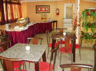 Le restaurant de l'hôtel ST à Alger