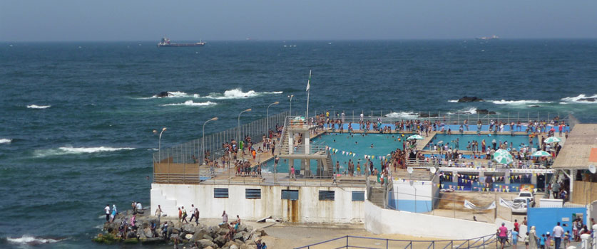 La piscine de la plage El Kettani à Alger