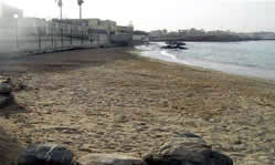 La plage Les Ondines Sud à Bordj El Bahri (Alger)