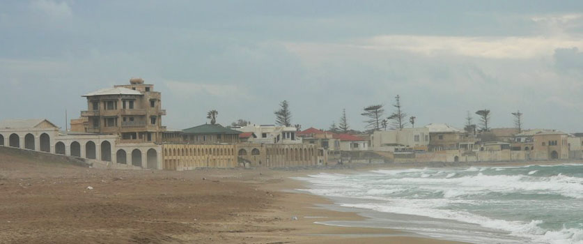 La plage Moretti à Staoueli (Alger)