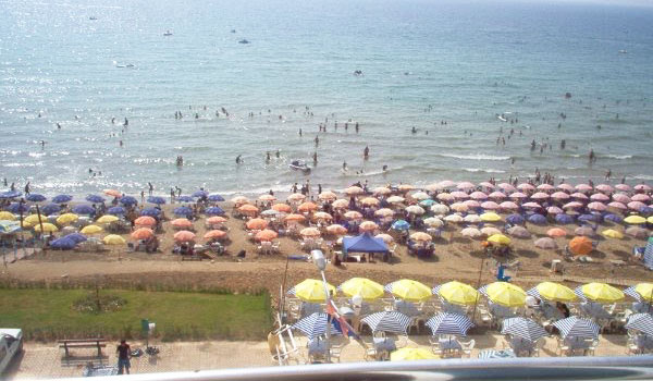 La plage de Palm Beach à Staoueli