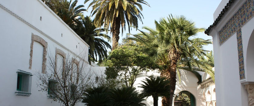 Une cour de la ville Abd El Tif d'Alger