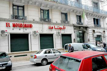 Le quotidien El Moudjahid à Alger